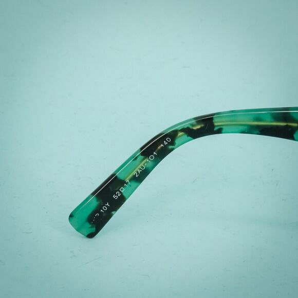 Prada PR10YV Pillow Eyeglasses Glasses 2AU1O1-Tortoise Green Brown Frames - Picture 5 of 6